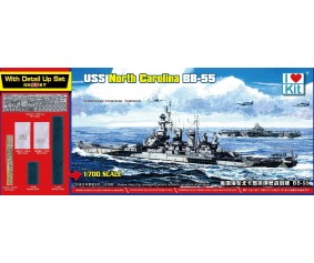 I Love Kit 1/700 Top Grade North Carolina BB-55
