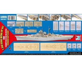 I Love Kit 1/350 Bismarck 1941 Detail set for TRU05358