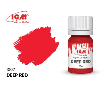 ICM Basic Colours - Deep Red bottle, 12 ml (8 Pack)