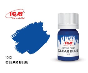 ICM Clear Colours - Clear Blue bottle, 12 ml (8 Pack) ICM Clear Colours - Clear Blue bottle, 12 ml (8 Pack)