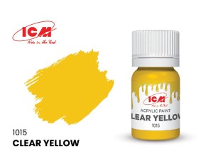 ICM Clear Colours - Clear Yellow bottle, 12 ml (8 Pack) ICM Clear Colours - Clear Yellow bottle, 12 ml (8 Pack)