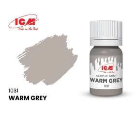 ICM Grey Colours - Warm Grey bottle, 12 ml (8 Pack)
