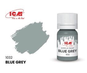 ICM Grey Colours - Blue Grey bottle, 12 ml (8 Pack)