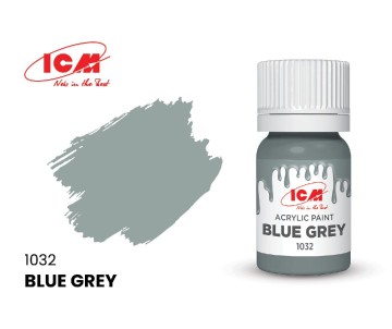 ICM Grey Colours - Blue Grey bottle, 12 ml (8 Pack)