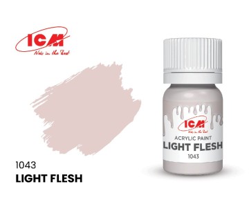 ICM Yellow Colours - Light Flesh bottle, 12 ml (8 Pack)