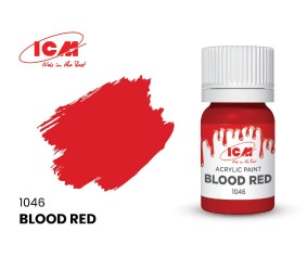 ICM Red Colours - Blood Red bottle, 12 ml (8 Pack)
