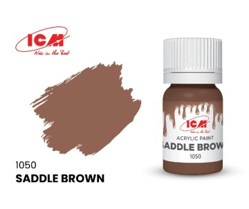 ICM Brown Colours - Saddle Brown bottle, 12 ml (8 Pack)