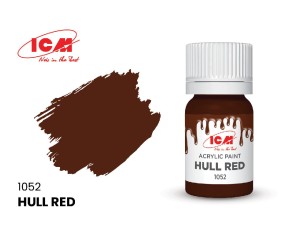 ICM Brown Colours - Hull Red bottle, 12 ml (8 Pack)