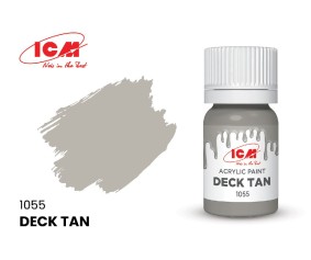 ICM Brown Colours - Deck Tan bottle, 12 ml (8 Pack)
