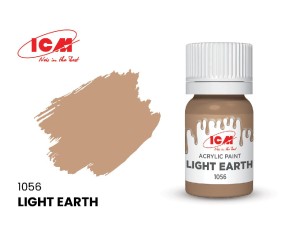 ICM Brown Colours - Light Earth bottle, 12 ml (8 Pack)