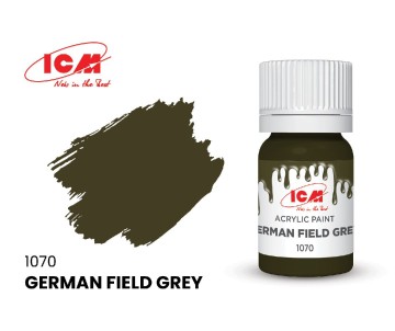 ICM Green Colours - German Field Grey bottle, 12 ml (8 Pack)