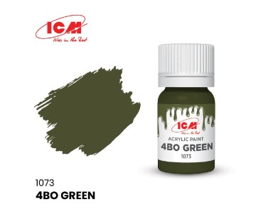 ICM Green Colours - Russian Green bottle, 12 ml (8 Pack)