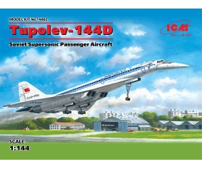 ICM 1/144 Tupolev-144D, Soviet Supersonic Passenger Aircraft