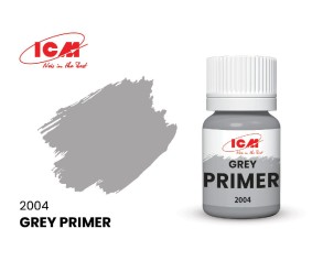 ICM Primers Colours - Primer Grey bottle, 17 ml (8 Pack)