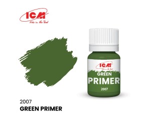 ICM Primers Colours - Primer Green  bottle, 17 ml (8 Pack)