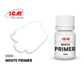 ICM Primers Colours - Primer White bottle, 17 ml (8 Pack)