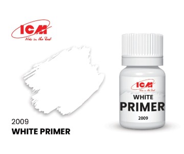 ICM Primers Colours - Primer White bottle, 17 ml (8 Pack)