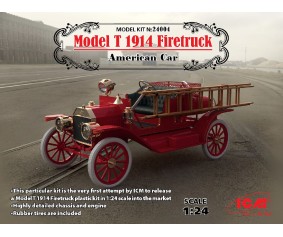 ICM 1/24 Model T 1914 Firetruck, American Car  