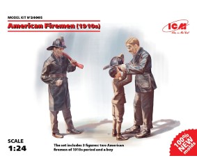 ICM 1/24 American Firemen (1910s) (3 figures)