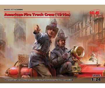 ICM 1/24 American Fire Truck Crew (1910s) (2 figures)