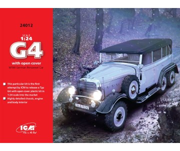 ICM 1/24 Typ G4  Soft Top, WWII German Personnel Car