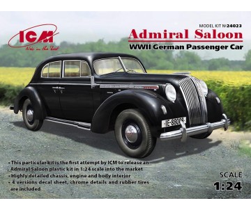 ICM 1/24 Admiral Saloon, WWII German Passenger Car