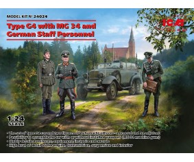 ICM 1/24 Type G4 with MG 34 and German Staff Personnel