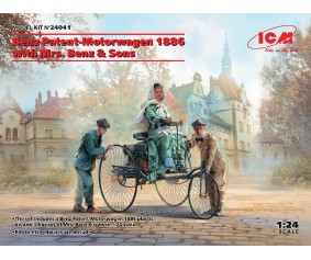 ICM 1/24 Benz Patent-Motorwagen 1886 with Mrs. Benz & Sons