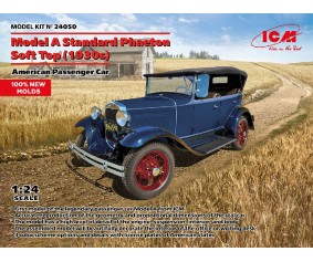 ICM 1/24 Model A Standard Phaeton Soft Top (1930s),  American Passenger Car