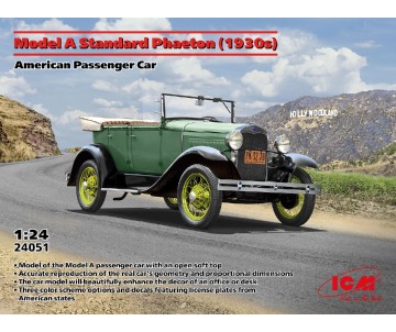 ICM 1/24 Model A Standard Phaeton (1930s),  American Passenger Car