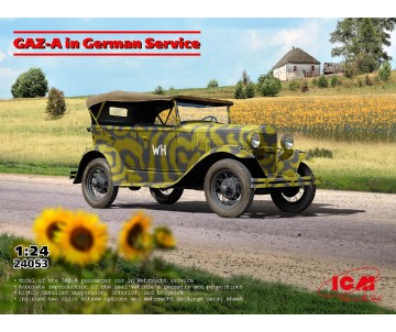 ICM 1/24 GAZ-A in German Service