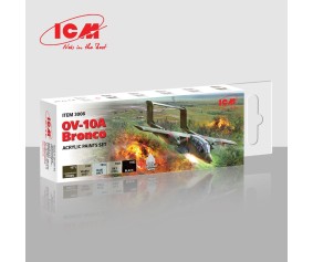 ICM Colour Sets - OV-10A Bronco and other Vietnam aircraft, acrylic paint set, 6 bottles х 12 ml