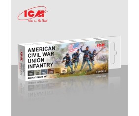 ICM Colour Sets - American Civil War , acrylic paint set, 6 bottles х 12 ml ICM Colour Sets - American Civil War , acrylic paint set, 6 bottles х 12 ml