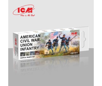 ICM Colour Sets - American Civil War , acrylic paint set, 6 bottles х 12 ml