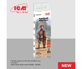 ICM Colour Sets - Ancient Warriors , acrylic paint set, 6 bottles х 12 ml