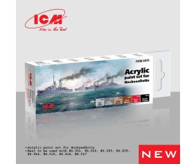 ICM Colour Sets - Acrylic paint set for Hochseeflotte, 6 bottles x 12ml ICM Colour Sets - Acrylic paint set for Hochseeflotte, 6 bottles x 12ml