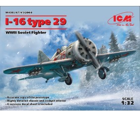 ICM 1/32 I-16 type 29, WWII Soviet Fighter ICM 1/32 I-16 type 29, WWII Soviet Fighter