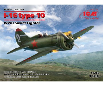 ICM 1/32 I-16 type 10, WWII Soviet Fighter