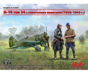 ICM 1/32 I-16 type 24 with Soviet Pilots (1939-1942) ICM 1/32 I-16 type 24 with Soviet Pilots (1939-1942)
