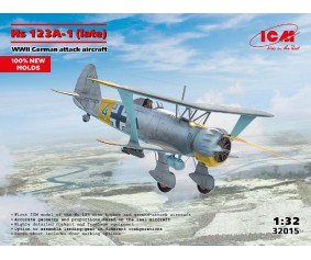 ICM 1/32 Hs 123A-1 (late), WWII German Attack Aircraft