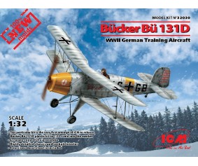 ICM 1/32 Bücker Bü 131D, WWII German Training Aircraft
