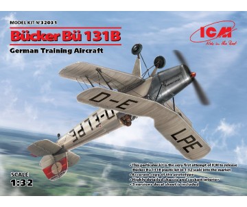 ICM 1/32 Bücker Bü 131B, German Training Aircraft