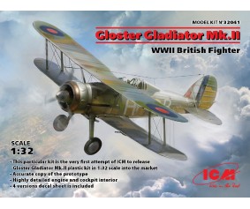 ICM 1/32 Gloster Gladiator Mk.II, WWII British Fighter