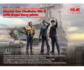 ICM 1/32 Gloster Sea Gladiator Mk.II with Royal Navy pilots