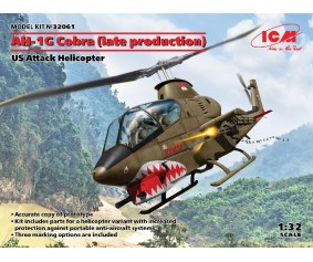 ICM 1/32 AH-1G Cobra (late production), US Attack Helicopter ICM 1/32 AH-1G Cobra (late production), US Attack Helicopter