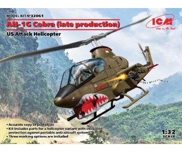 ICM 1/32 AH-1G Cobra (late production), US Attack Helicopter