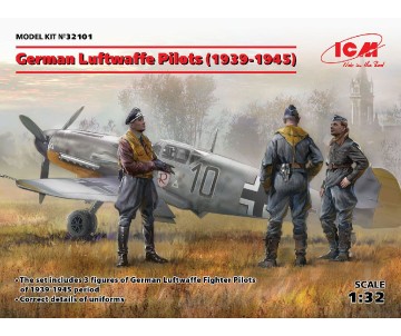 ICM 1/32 German Luftwaffe Pilots (1939-1945) (3 figures)