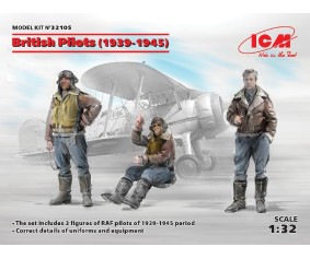 ICM 1/32 British Pilots (1939-1945) (3 figures) ICM 1/32 British Pilots (1939-1945) (3 figures)