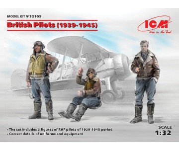 ICM 1/32 British Pilots (1939-1945) (3 figures)