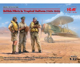 ICM 1/32 British Pilots in Tropical Uniform (1939-1943) (3 figures) ICM 1/32 British Pilots in Tropical Uniform (1939-1943) (3 figures)
